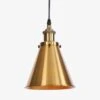 Suspension Design à LED Avec Abat-jour Conique En Métal Loft -Lumeers Boutique 1 dore e6e476e1 0787 4629 96c4 67e8be9f422e
