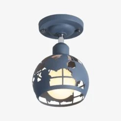 Suspension Moderne à LED En Métal Coloré Style Kids