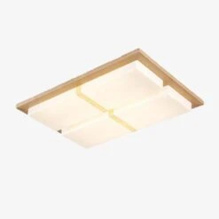 Plafonnier En Bois à LED SinFull