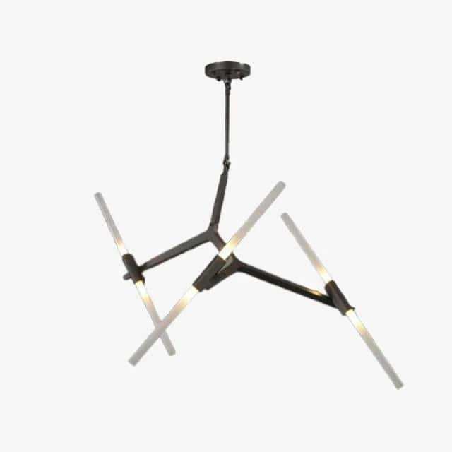 Lustre Design Scandinave Avec Plusieurs Branches En Tube 3 Lustre Design Scandinave Avec Plusieurs Branches En Tube