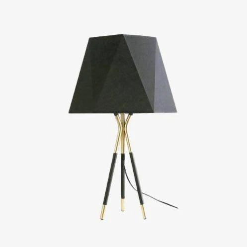Lampe à Poser Design à LED En Métal Et Abat-jour Triangle Style Loft Omi 3 Lampe à Poser Design à LED En Métal Et Abat-jour Triangle Style Loft Omi