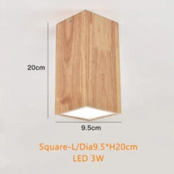 Spot Scandinave LED Circulaire En Bois Rogely 21 Spot Scandinave LED Circulaire En Bois Rogely -Lumeers Boutique 3W Wooden LED Ceiling Lamp Nordic Surface Mounted Indoor Aisle Bedroom Downlight Living Room Stair Cafe.jpg 640x640 5ea98db1 0c00 48d2 be15 0c608bb52951