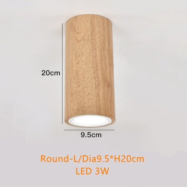 Spot Scandinave LED Circulaire En Bois Rogely 8 Spot Scandinave LED Circulaire En Bois Rogely – Image 6