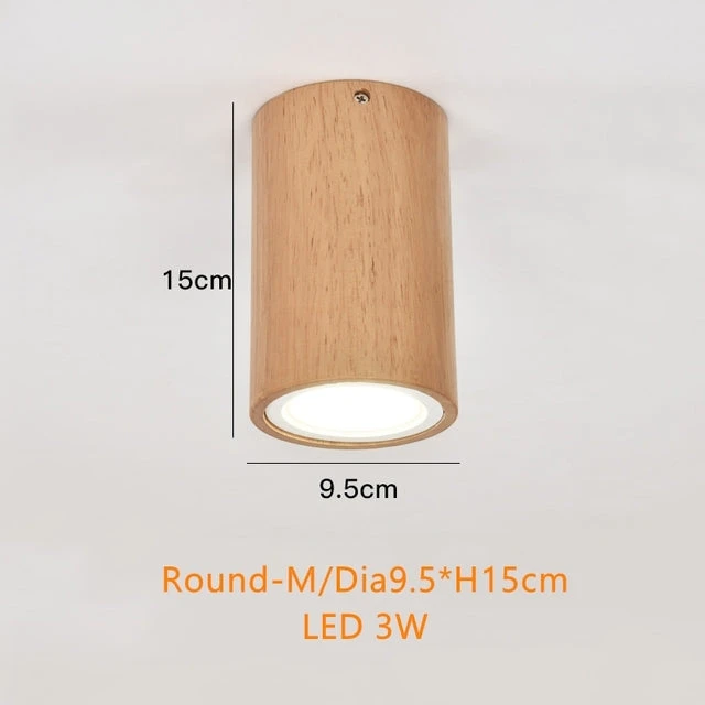 Spot Scandinave LED Circulaire En Bois Rogely 9 Spot Scandinave LED Circulaire En Bois Rogely – Image 7