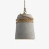 Suspension Design à LED Avec Abat-jour En Ciment Et Corde Rustique -Lumeers Boutique A 1c5155cd b1f9 417b a9d3 d9978d868c14