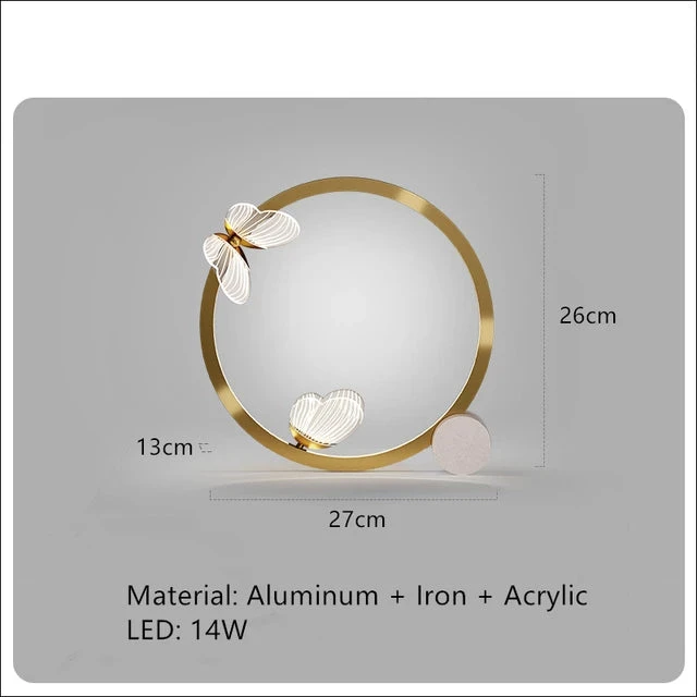 (80j - 10juin) Lampe à Poser Moderne LED Avec Petits Papillons En Verre Mikela 3 (80j - 10juin) Lampe à Poser Moderne LED Avec Petits Papillons En Verre Mikela