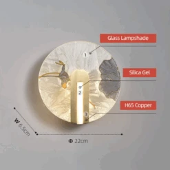 Applique Murale Design LED Style Asiatique En Verre Yuaming -Lumeers Boutique Captured ecran2021 12 02a13.48.55