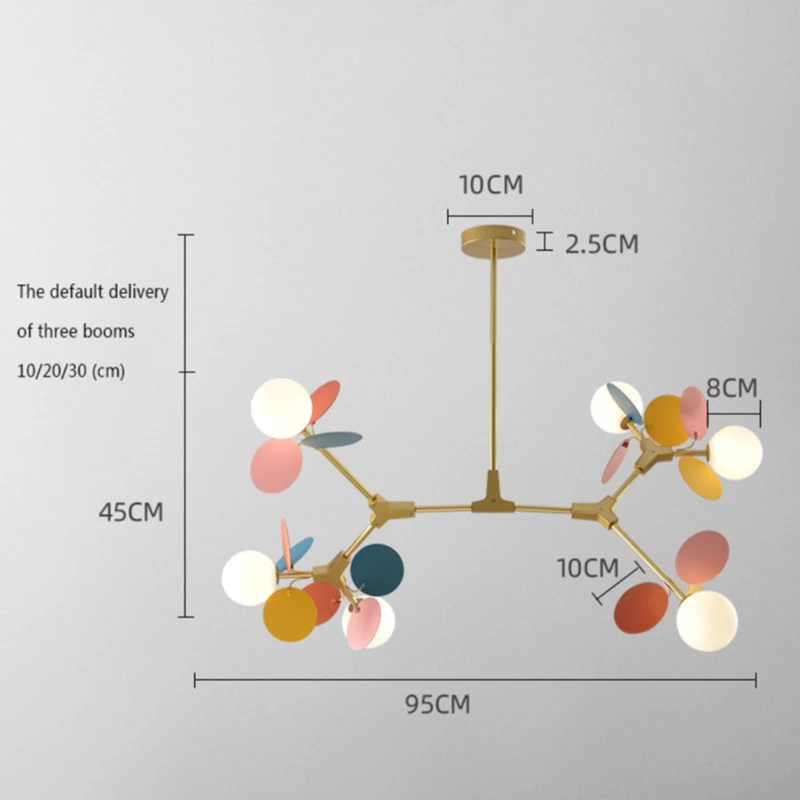 Lustre Moderne Avec Lampes Rondes Colorées Kebya 11 Lustre Moderne Avec Lampes Rondes Colorées Kebya – Image 9