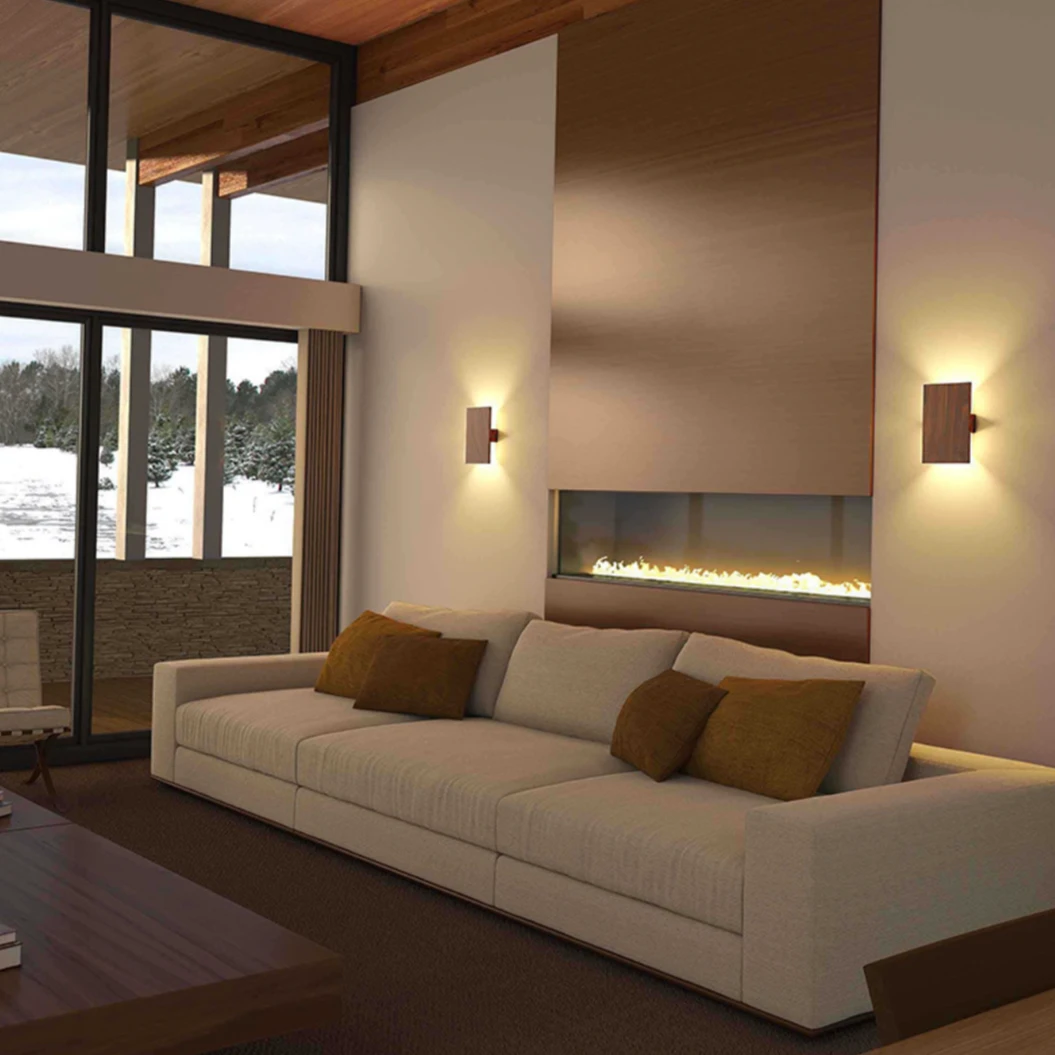 Applique Murale Scandinave Plaque En Bois Brantley 4 Applique Murale Scandinave Plaque En Bois Brantley – Image 2