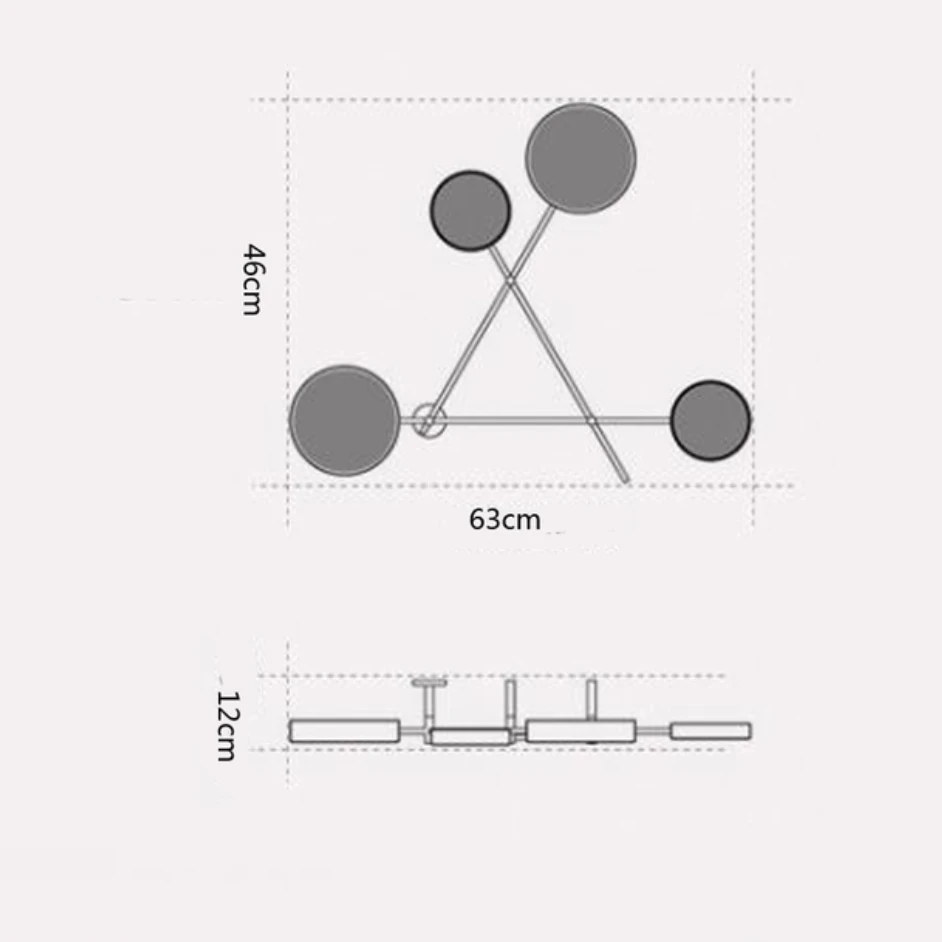 Applique Murale Design à LED En Métal Avec Plusieurs Disques Fly 9 Applique Murale Design à LED En Métal Avec Plusieurs Disques Fly – Image 7