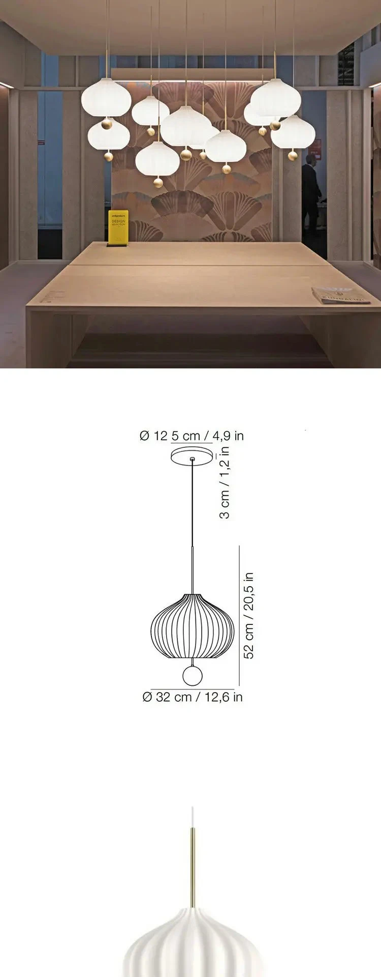 (15mai) Suspension Moderne LED Style Chinois Forme Sphérique Shoutao 10 (15mai) Suspension Moderne LED Style Chinois Forme Sphérique Shoutao – Image 8