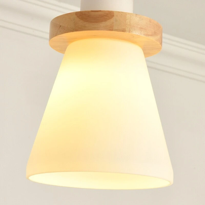 Suspension Scandinave LED Abat-jour En Verre Et En Bois Kaylie 9 Suspension Scandinave LED Abat-jour En Verre Et En Bois Kaylie – Image 7