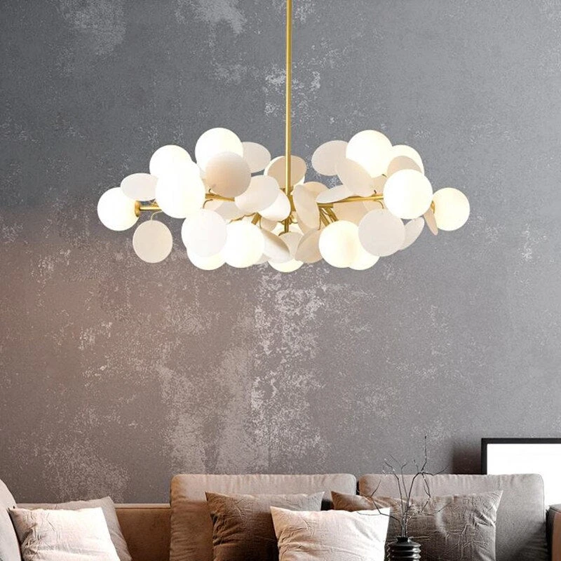 Lustre Moderne En Forme De Nuage Avec Boules En Verre Rivers 5 Lustre Moderne En Forme De Nuage Avec Boules En Verre Rivers â Image 3