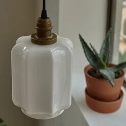 Suspension Rétro Abat-jour En Verre Blanc Vinny 15 Suspension Rétro Abat-jour En Verre Blanc Vinny -Lumeers Boutique H13c2a62467354143a7d887589ed4de42H