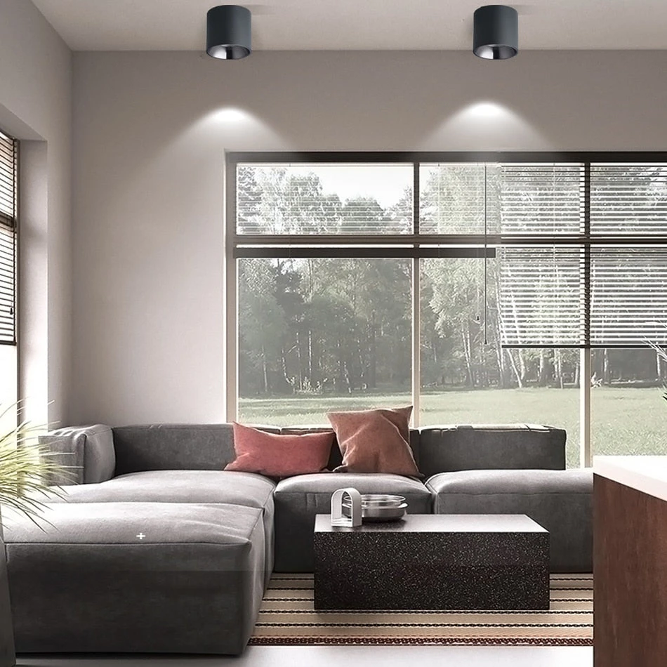 Spot LED Moderne Cylindrique En Métal Chester 4 Spot LED Moderne Cylindrique En Métal Chester – Image 2