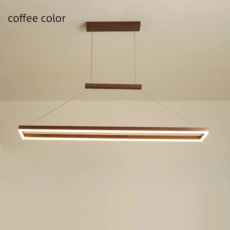 Lustre Moderne Rectangulaire éclairage LED Pour Restaurant 10 Lustre Moderne Rectangulaire éclairage LED Pour Restaurant – Image 8