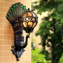 Applique Murale Style Européen Rétro Paon Led Hôtel Art Balcon Villa Porte Lumière Adapté à L'éclairage Intérieur/extérieur 16 Applique Murale Style Européen Rétro Paon Led Hôtel Art Balcon Villa Porte Lumière Adapté à L'éclairage Intérieur/extérieur -Lumeers Boutique H1944980687c04531a97666afff34b62e9
