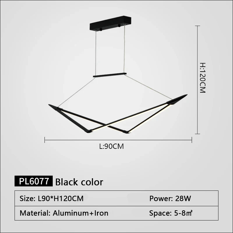 Suspension Led Moderne Dimmable Pour Un éclairage élégant 13 Suspension Led Moderne Dimmable Pour Un éclairage élégant – Image 11