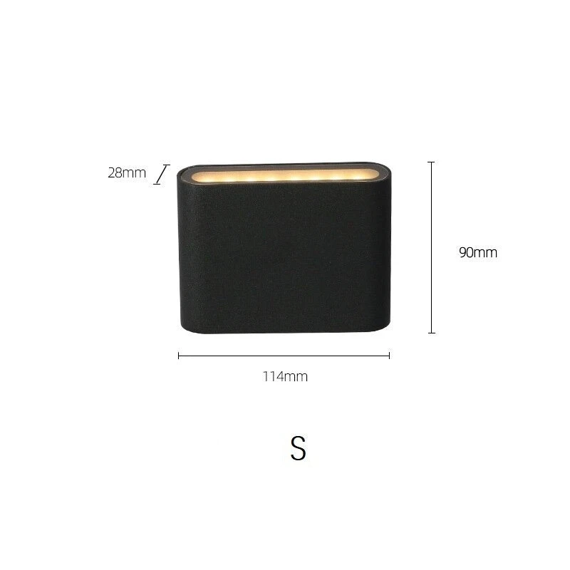 Applique Murale Moderne LED Rectangulaire Thais 6 Applique Murale Moderne LED Rectangulaire Thais – Image 4