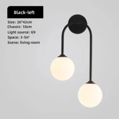 Applique Murale LED Moderne En Verre Laiteux -Lumeers Boutique H34666ff15a2d4a419636630efa27ddf2u