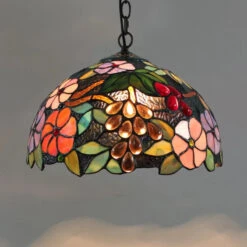 Bohême Rétro Européen Coloré Tiffany Verre Lustre Lustre Bar Restaurant Créatif Rural Porche Méditerranéen Lustre -Lumeers Boutique H388092f96d5d482ca248c028621d9ac0Q