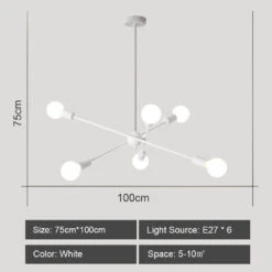 Plafond Moderne à LEDs Lustre Lumière Salon Chambre Industrielle Spoutnik Lustres Suspension Lampe Créative éclairage Maison Décor 25 Plafond Moderne à LEDs Lustre Lumière Salon Chambre Industrielle Spoutnik Lustres Suspension Lampe Créative éclairage Maison Décor -Lumeers Boutique H3d318501355e4a8ba12637ab967ba03ac