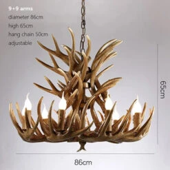 Lustre Rustique En Bois De Cerf Pour Décoration Industrielle -Lumeers Boutique H3e6ab4b5a83045b59c3554afcf4e2789J