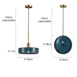 Suspension Design Arrondie En Verre Bleue Harpais 17 Suspension Design Arrondie En Verre Bleue Harpais -Lumeers Boutique H4194817ba90d4a58bc51e2fd252cd6bcZ