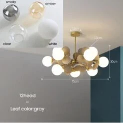 Lustre Moderne En Forme De Nuage Avec Boules En Verre Rivers 26 Lustre Moderne En Forme De Nuage Avec Boules En Verre Rivers -Lumeers Boutique H45ff0a356576467ebacd82b37901a742C