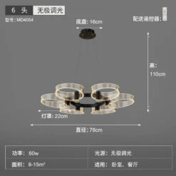 Lustre LED Nordique Minimaliste En Acrylique Créatif Design Moderne 24 Lustre LED Nordique Minimaliste En Acrylique Créatif Design Moderne -Lumeers Boutique H4d16fe8961a44f27b1b77fefaf3a3b536