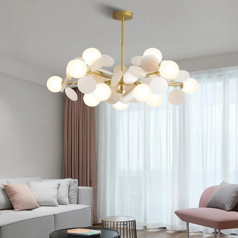 Lustre Moderne En Forme De Nuage Avec Boules En Verre Rivers 4 Lustre Moderne En Forme De Nuage Avec Boules En Verre Rivers â Image 2