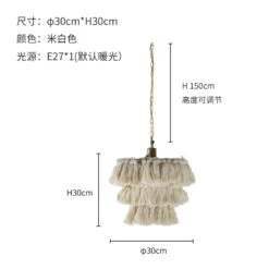 Suspension Moderne En Coton Avec Pampilles Design Nordique Artistique 32 Suspension Moderne En Coton Avec Pampilles Design Nordique Artistique -Lumeers Boutique H5de891b376764c3fa5f406943f439545x