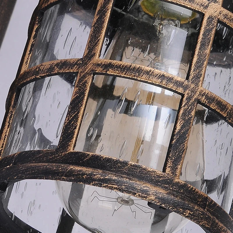 Applique Extérieure étanche Pays Américain Rétro Allée Balcon Lampe Jardin Chevet Style Européen Extérieur Pluie Applique Murale 7 Applique Extérieure étanche Pays Américain Rétro Allée Balcon Lampe Jardin Chevet Style Européen Extérieur Pluie Applique Murale – Image 5