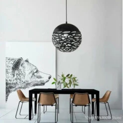 Suspension Led Moderne En Métal Pour Intérieur Décoratif