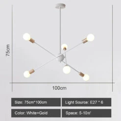 Plafond Moderne à LEDs Lustre Lumière Salon Chambre Industrielle Spoutnik Lustres Suspension Lampe Créative éclairage Maison Décor 33 Plafond Moderne à LEDs Lustre Lumière Salon Chambre Industrielle Spoutnik Lustres Suspension Lampe Créative éclairage Maison Décor -Lumeers Boutique H6a9b7c9e11ca47f7a8322f5845a411ccg