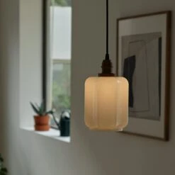 Suspension Rétro Abat-jour En Verre Blanc Vinny 12 Suspension Rétro Abat-jour En Verre Blanc Vinny -Lumeers Boutique H7094386a140244ec8ba9bcfe1e354945V