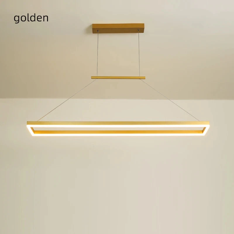 Lustre Moderne Rectangulaire éclairage LED Pour Restaurant 9 Lustre Moderne Rectangulaire éclairage LED Pour Restaurant – Image 7