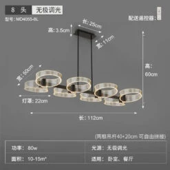 Lustre LED Nordique Minimaliste En Acrylique Créatif Design Moderne 31 Lustre LED Nordique Minimaliste En Acrylique Créatif Design Moderne -Lumeers Boutique H7407c39141fc43d488e36e31804c36d5g