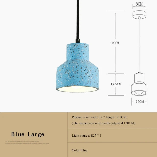 Suspension Moderne En Terrazzo Design Nordique Plusieurs Couleurs Led 19 Suspension Moderne En Terrazzo Design Nordique Plusieurs Couleurs Led – Image 17