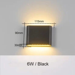 Applique Murale Led étanche Pour Extérieur En Aluminium -Lumeers Boutique H859c9963cbeb4e4ebdf1b929d54b114cO