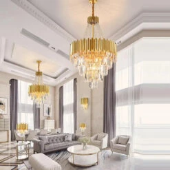 Lustre En Cristal Design Art Déco En Acier Inoxydable Avec éclairage Led 24 Lustre En Cristal Design Art Déco En Acier Inoxydable Avec éclairage Led -Lumeers Boutique H8a6c40ee4e5843f5be32e02f6a7cda966