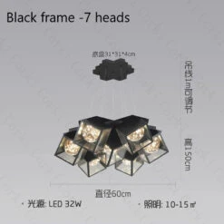 Lustre à Led Design Moderne Luminaire Géométrique Intérieur Dimmable 19 Lustre à Led Design Moderne Luminaire Géométrique Intérieur Dimmable -Lumeers Boutique H8f14b02b727a417abb538627f67efad5h