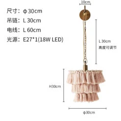 Suspension Moderne En Coton Avec Pampilles Design Nordique Artistique 37 Suspension Moderne En Coton Avec Pampilles Design Nordique Artistique -Lumeers Boutique H924ae08dc3df4bd7b8ddc0755162fa9aA