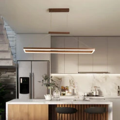 Lustre Moderne Rectangulaire éclairage LED Pour Restaurant 12 Lustre Moderne Rectangulaire éclairage LED Pour Restaurant -Lumeers Boutique H9253293d0b894df1b478234662242459Q