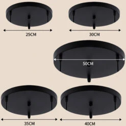 Support Socle Rond Suspension Jusqu'à 5 Trous (noir Ou Blanc) 12 Support Socle Rond Suspension Jusqu'à 5 Trous (noir Ou Blanc) -Lumeers Boutique H9828b539339d42b68e8bcfa832f4c34bV