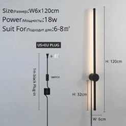 Simple Avec Prise Applique Murale LED Moderne Lumières Salon étude Chambre Chevet Couloir Allée Salon Cuisine Lampe éclairage Intérieur -Lumeers Boutique H9f1727368b0c47c1bb58e08563484601u