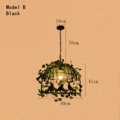 Lustre Cage à Oiseaux Style Industriel Rétro Fer Forgé Décoratif -Lumeers Boutique H9f25f511338d425f923be45cf9a3def2d