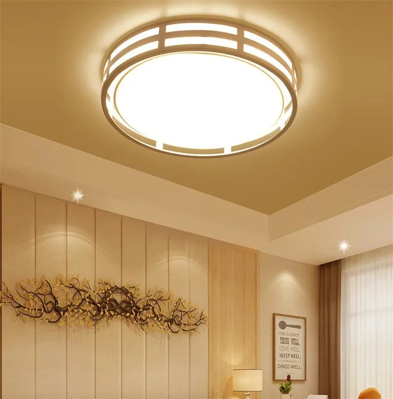 Plafonnier Led Rond Moderne En Fer Et Acrylique 4 Plafonnier Led Rond Moderne En Fer Et Acrylique – Image 2