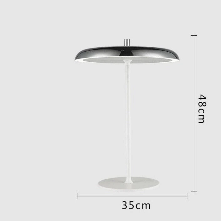 Lampe à Poser Design LED En Métal Avec Abat-jour Oval Leyra 12 Lampe à Poser Design LED En Métal Avec Abat-jour Oval Leyra – Image 10