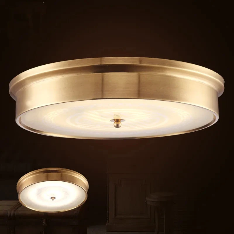 Plafonnier Led Cuivre Style Vintage Campagnard Européen 6 Plafonnier Led Cuivre Style Vintage Campagnard Européen – Image 4